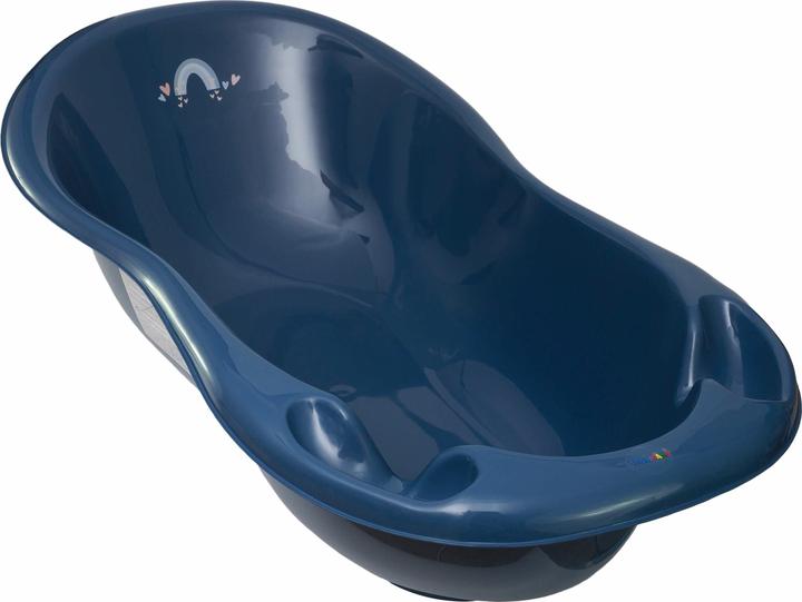 Tega Baby bathtub with stopper METEO, 102 cm, Blue, ME-005