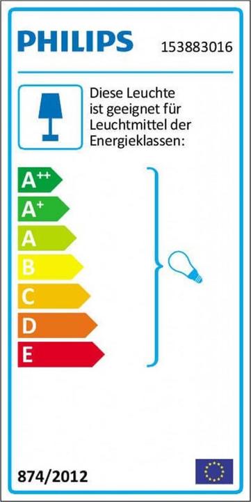 Energy Label Philips myGarden Creek (900 lm, E27)