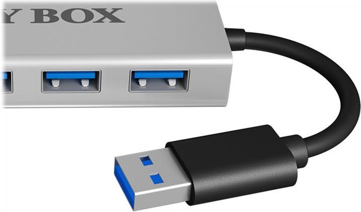 Immagine prodotto Icy Box Raidsonic IB-AC6104 4 nuovi dispositivi USB 3.0 (USB-A, 4 Porti)