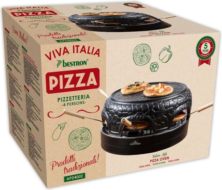 Productafbeelding Bestron Pizzetteria voor 4 personen