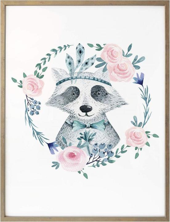 Produktbild Trenddeko Waschbär 01 (30 x 40 cm)