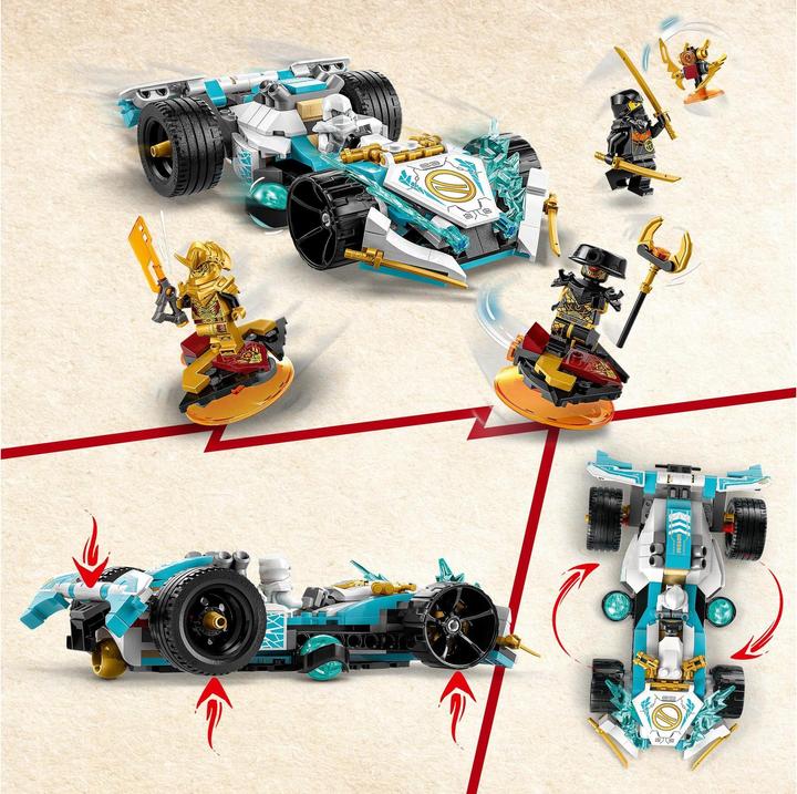 Image du produit LEGO La voiture de course Spinjitzu de Zane Dragonpower (71791, LEGO Ninjago)