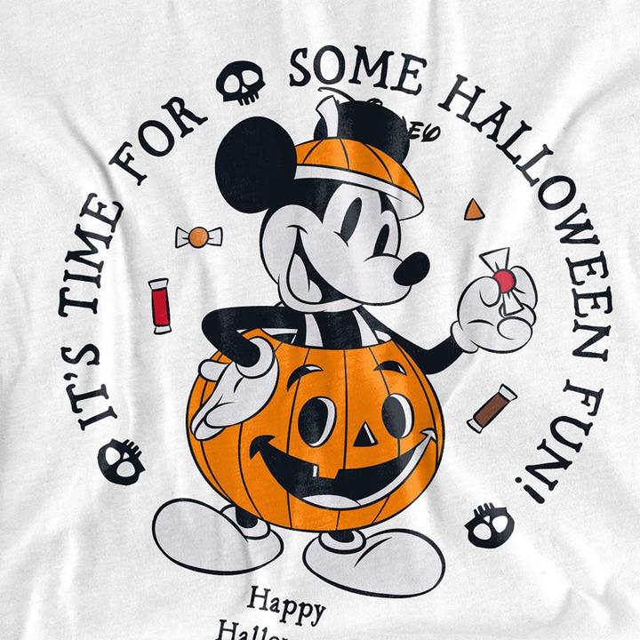 Actual product image Disney Unisex Adult Pumpking Costume Mickey Mouse T-Shirt (XL)