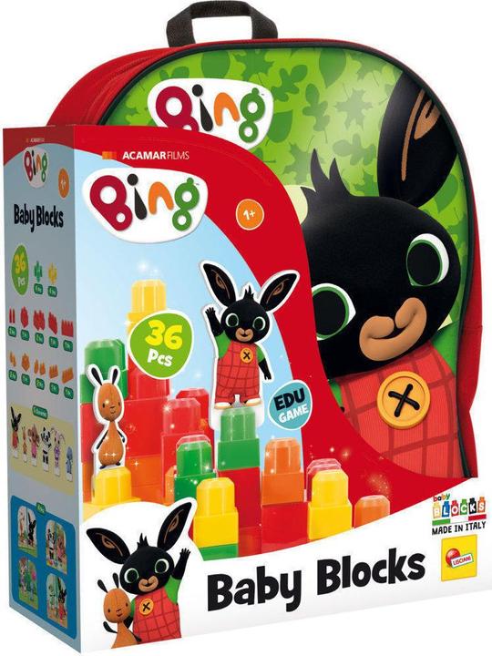 Immagine prodotto Lisciani Bing - Zainetto Baby Bloks Rosso