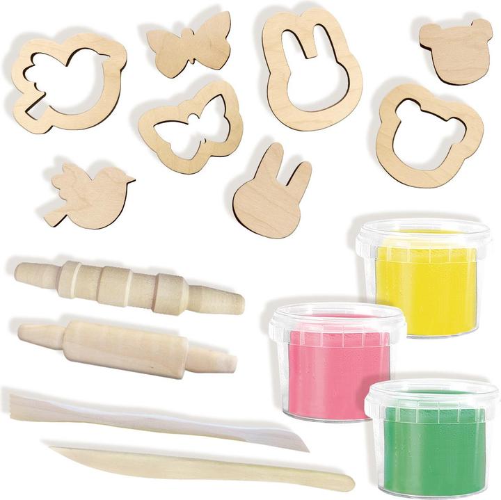 Actual product image Ses ECO Clay with wood tools