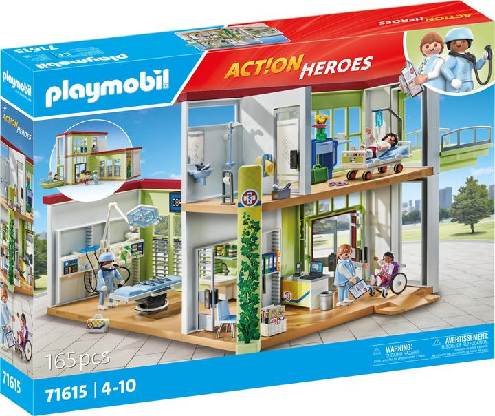 Image du produit Playmobil Hôpital moderne (71615, Playmobil Action Heroes)