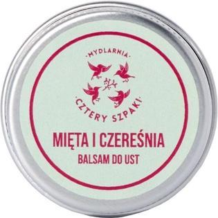 Mydlarnia Cztery Szpaki Lip Balm Mint And Cherry 15Ml (15 ml)
