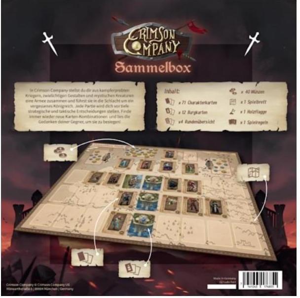 Produktbild Skellig Games SKE79001 - Crimson Company: Sammelbox, für 1-4 Spieler, ab 10 Jahren (DE-Ausgabe) (Deutsch)