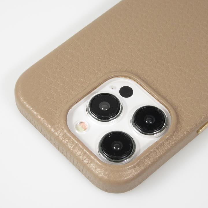 Actual product image PhoneLook Cover Fully grained luxury calfskin with metal buttons and MagSafe (Apple iPhone 15 Pro Max)