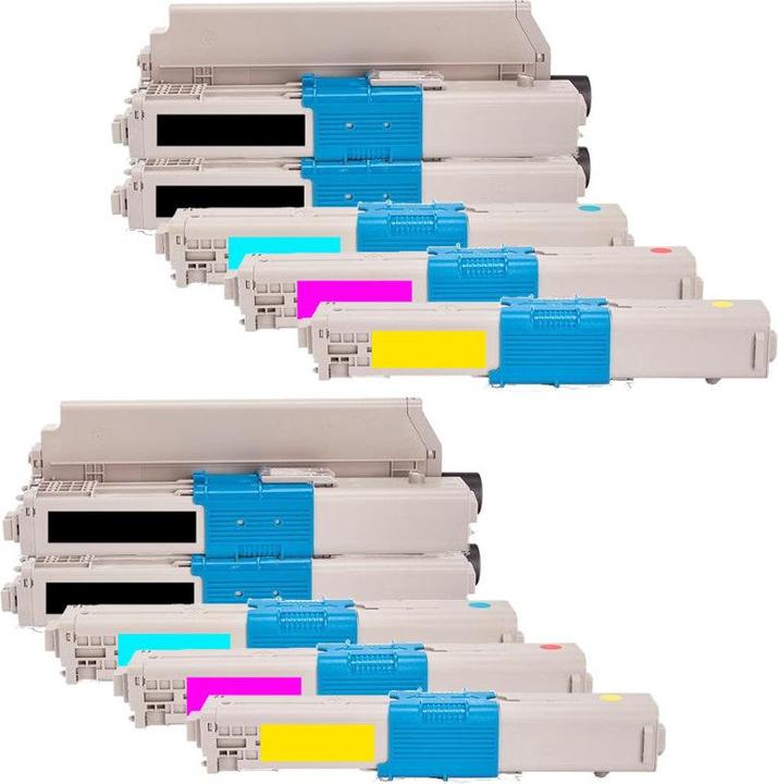 Actual product image Hermex Compatible toner for OKI MC332dn (M, Y, C, FC)