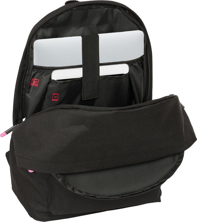 Actual product image Kings League Laptop and tablet backpack with USB port +usb Black 31 x 44 x 18 cm