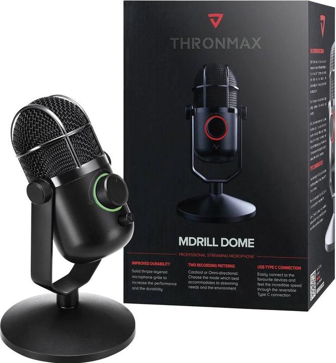Immagine prodotto Thronmax Microfono a condensatore a cupola Mdrill