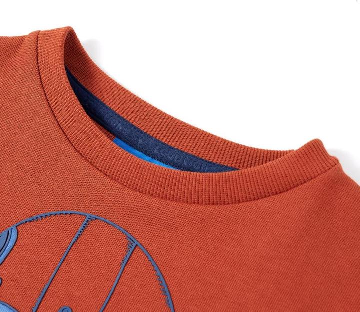 Produktbild VidaXL Kinder-Sweatshirt Rostbraun 140,Material: 92 % Baumwolle. 8 (140)