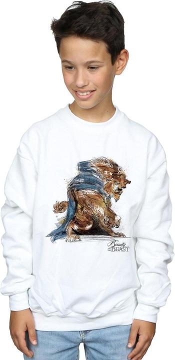 Actual product image Disney Boys Beauty And The Beast Beast Sketch Sweatshirt (140, 146)