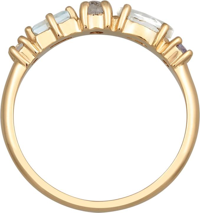 Immagine prodotto Elli PREMIUM Anello Memoire Gemstone Classic Anello in argento 925 (52, 925 Argento)