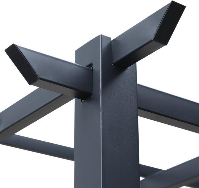 Produktbild Swisshandel24 stabiler Rosenpavillon als Rankhilfe wetterfest Metall schwarz 2,97x2,95x2,3m (297 cm, 295 cm)