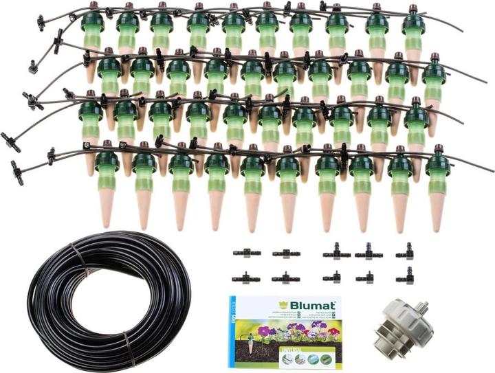 Blumat Set di tubi a goccia 10m (Set per l'irrigazione a goccia)