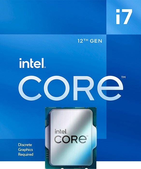 Actual product image Intel Core i7-12700F (LGA 1700, 2.10 GHz, 12 -Core)