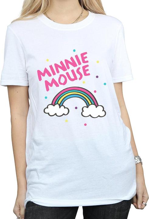 Immagine prodotto Disney Minnie Mouse Rainbow Dots Maglietta Ampia Donna (XL)