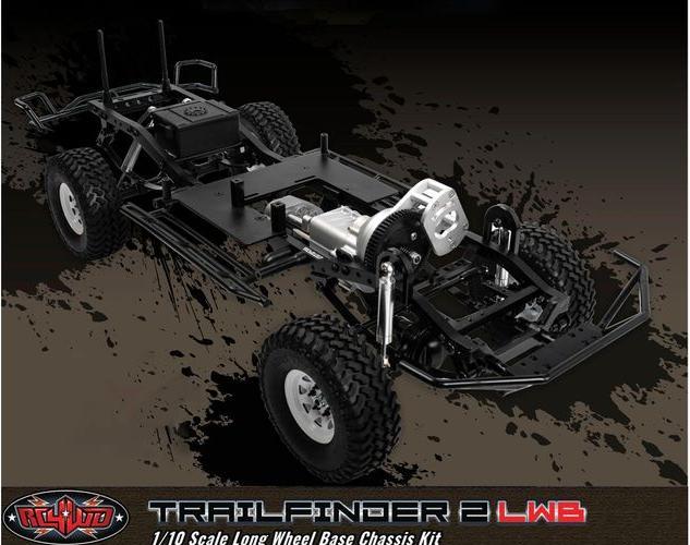 Actual product image Rc4Wd Scale Crawler Trail Finder 2 LWB Chassis Kit (Kit)