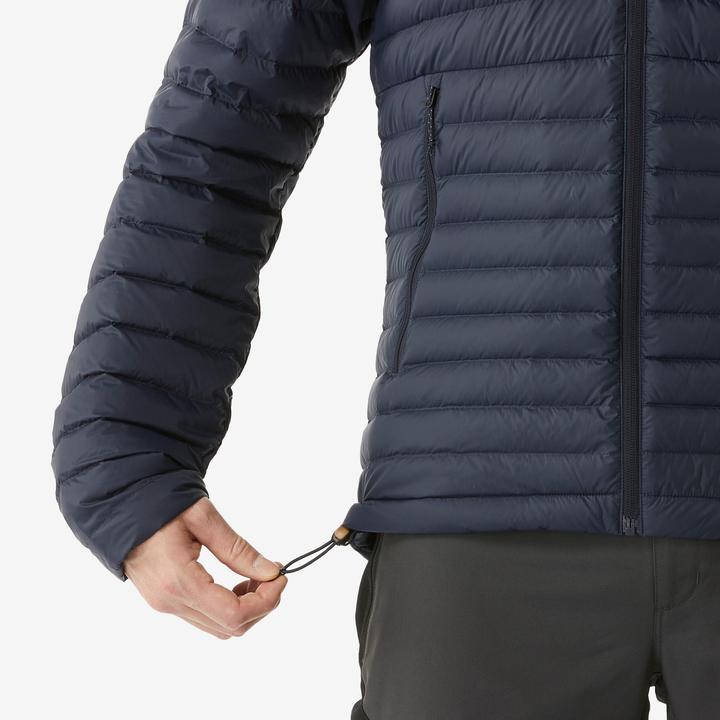 Actual product image Forclaz Men's down jacket down to -5 °C with hood Trekking - MT100 (S)