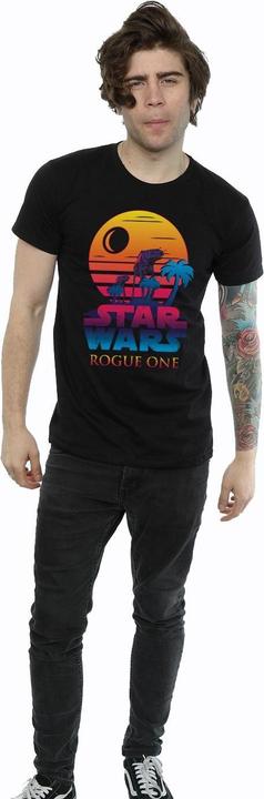 Immagine prodotto Star Wars Rogue One Logo Sunset Maglietta Uomo (XXL)