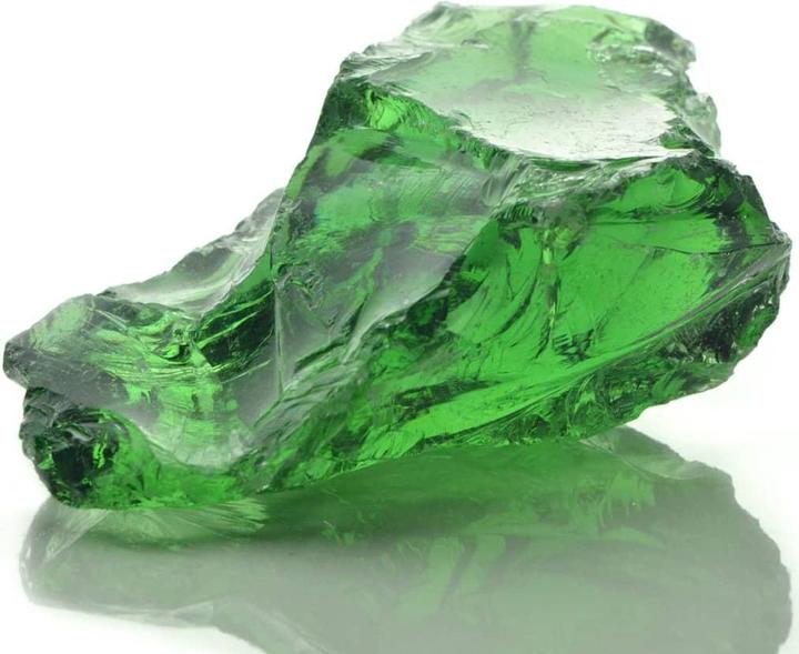 Actual product image Diverse Hardware Glass gabion stones green 60-120 mm 25 kg