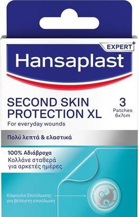 Image du produit Hansaplast Second Skin Protection Xl Advanced Hydrocolloid Dressings 6x7cm - 3 Pieces