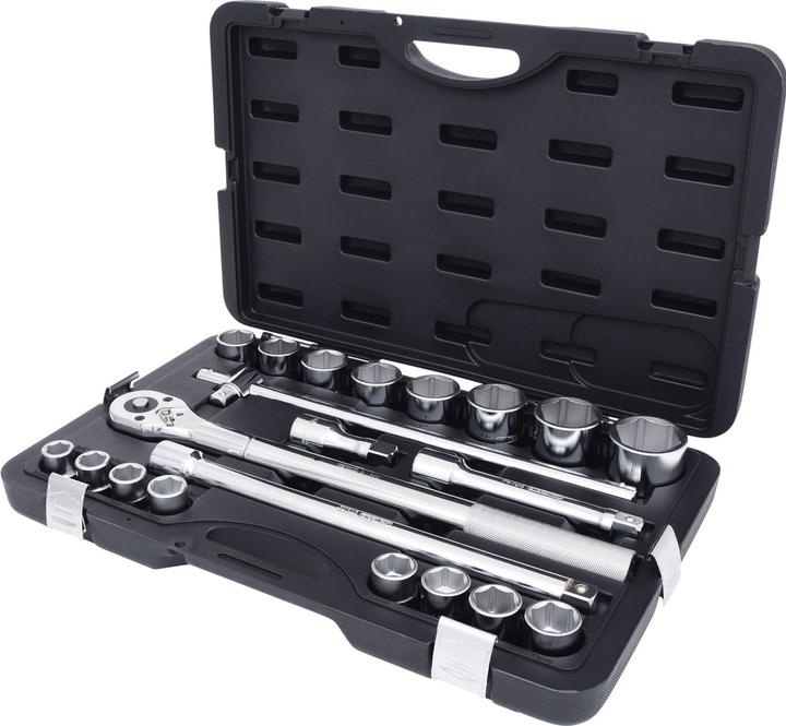 Image du produit KS Tools Jeu de clés à douille (19 mm, 21 mm, 22 mm, 23 mm, 24 mm, 26 mm, 27 mm, 29 mm, 30 mm, 32 mm, 35 mm, 36 mm, 38 mm, 41 mm, 46 mm, 50 mm)