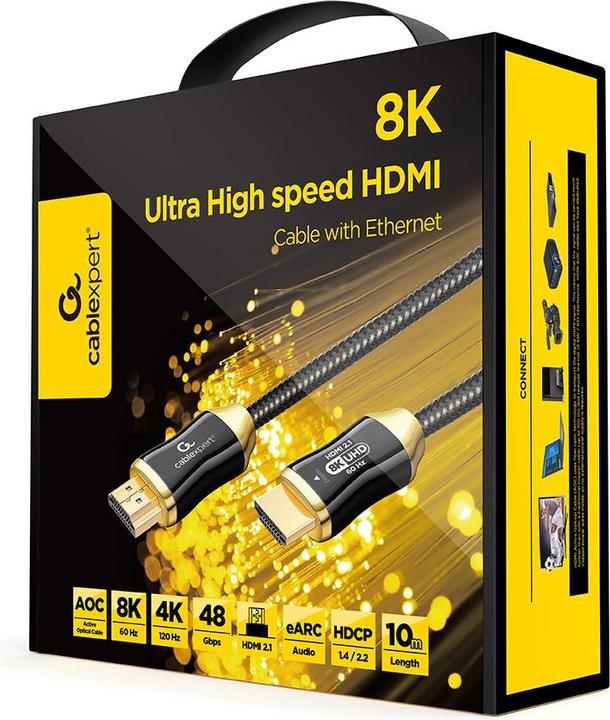 Produktbild Cablexpert GEMBIRD Ultra High speed HDMI cable with Ethernet 8K premium series 10m (10 m, HDMI)