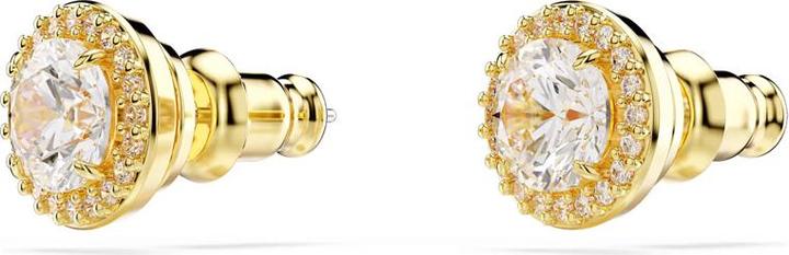 Produktbild Swarovski Una Ohrstecker Rundschliff Gold (Swarovski Metall)