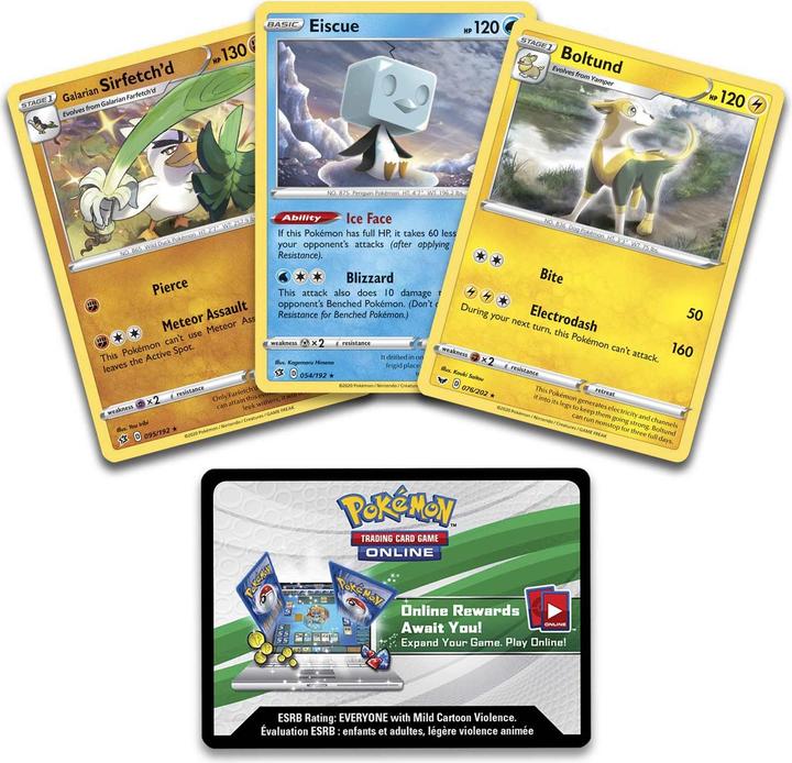 Image du produit Pokémon Pokemon TCG - Knock Out Collection - Boltund, Eiscue & Galarian Sirfetch'd (Anglais, Coffret & Collection)