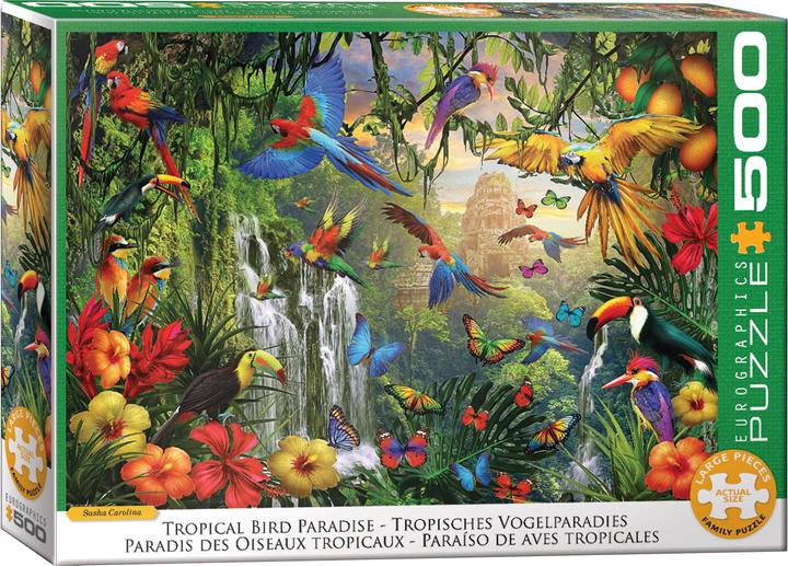 Image du produit Eurographics Paradis des oiseaux tropicaux (500 pièces)