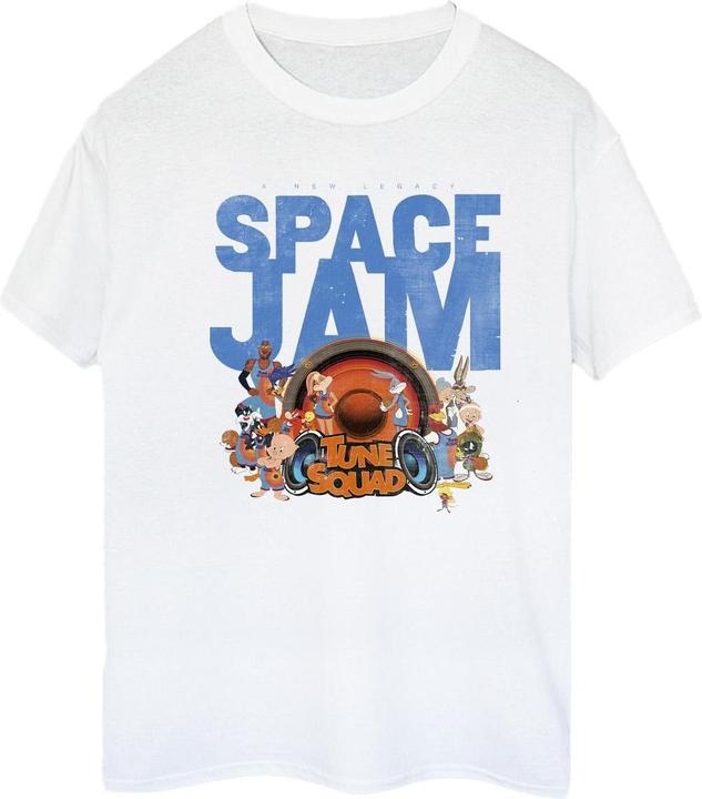 Actual product image Space Jam Womens/Ladies Tune Squad Cotton Boyfriend T-Shirt (M)
