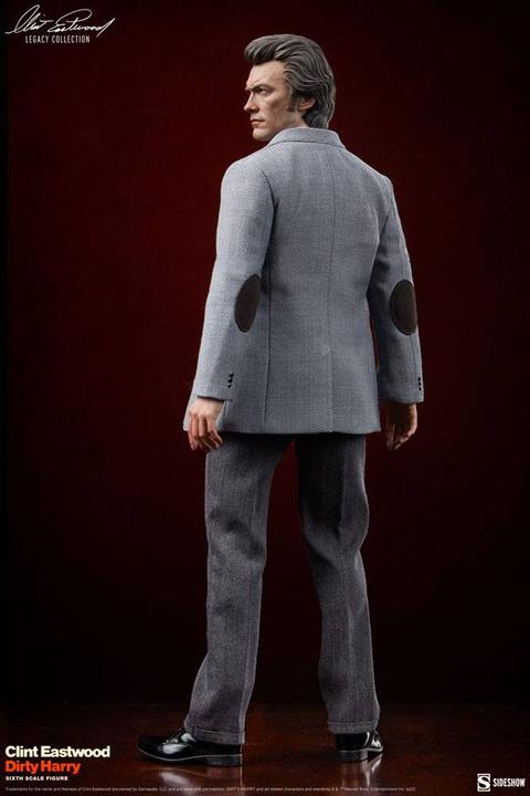 Actual product image Sideshow L'Inspecteur Harry figurine 1/6 Clint Eastwood Legacy Collection Harry Callahan 30 cm