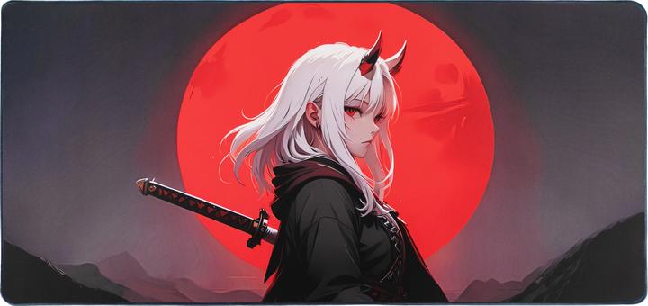 Actual product image Blackstar Anime Mouse Pad, 40 × 80 cm