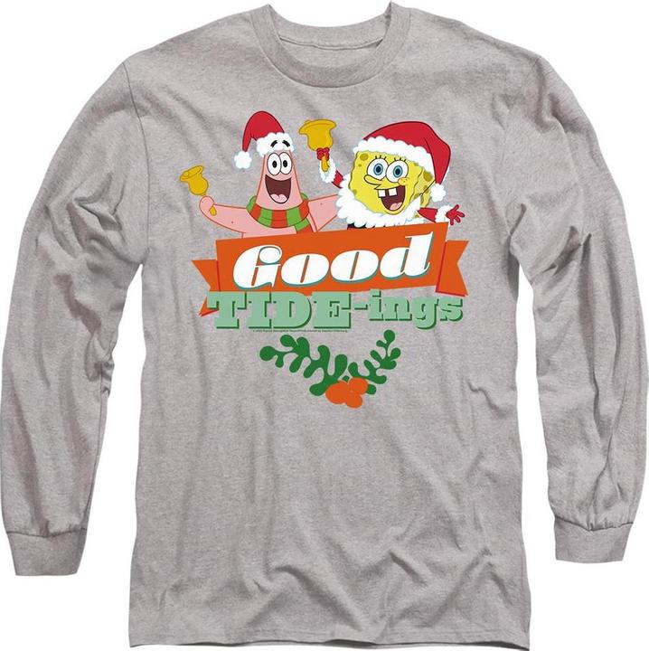 Produktbild Spongebob Squarepants Good Tideings TShirt weihnachtliches Design (XXL)