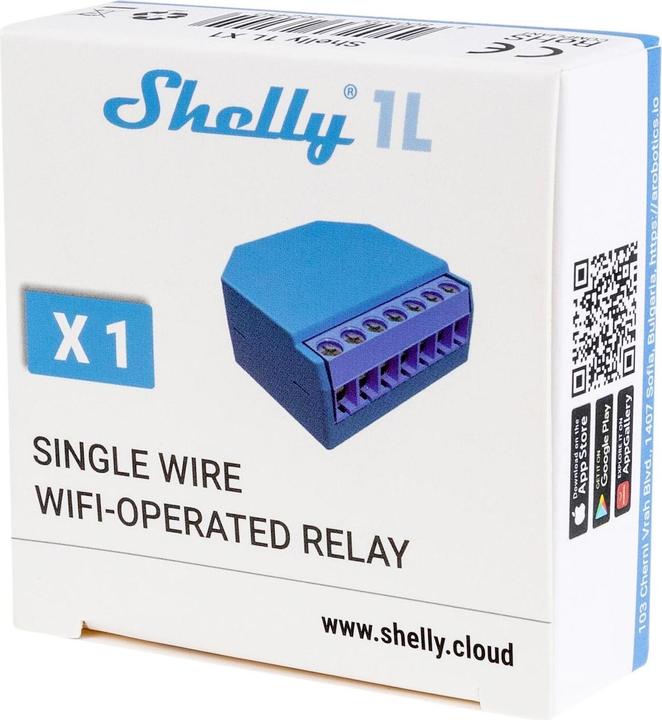 Produktbild Shelly WLAN-Schaltaktor 1L WiFi-Relais