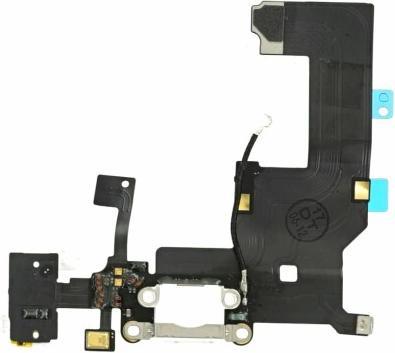 Produktbild OEM Charging Dock Connector und Audio Flex für iPhone 5 weiss (iPhone 5)
