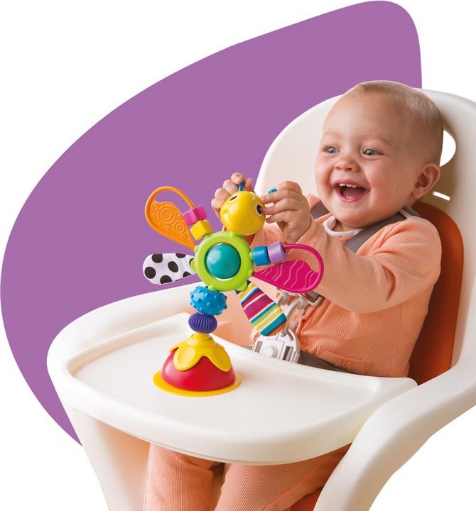 Actual product image Tomy Lamaze Freddie the Firefly High Chair Toy