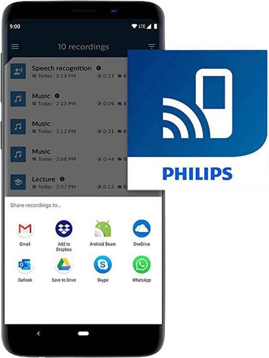 Produktbild Philips Digital Voice Tracer DVT4110 (8 GB)