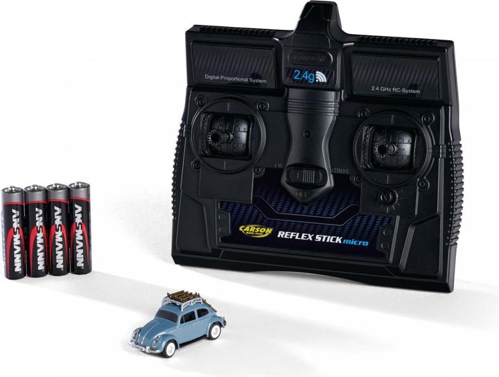Immagine prodotto Carson 1:87 VW Maggiolino WintersportVers.2.4G 100% (RTR pronto all'uso)
