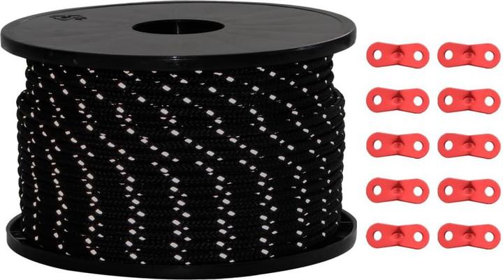 Produktbild VidaXL Zeltleine Reflektierend mit Seilspannern 50 m 5 mm