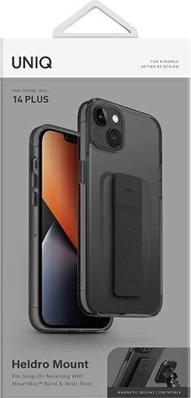Immagine prodotto Uniq etui Heldro Mount iPhone 14 Plus 6.7" czarny/fumo di vapore (Apple iPhone 14 Plus)