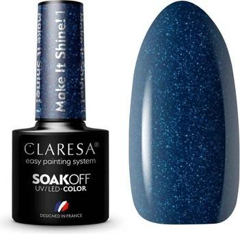 Claresa Make It Shine UV-Nagellack 5ml (Blau, Farblack)