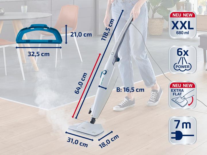 Produktbild Leifheit Dampfreiniger CleanTenso Power (6 Bar, 1200 W)