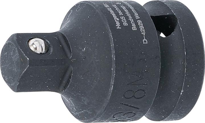 Image du produit BGS Adaptateur de clé à douille à choc femelle 12,5 mm (1/2") - mâle 10 mm (3/8")