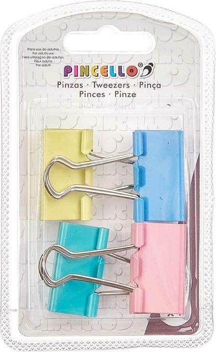 Actual product image Pincello Staples clip large coloured metal (24 pieces) (24 x)