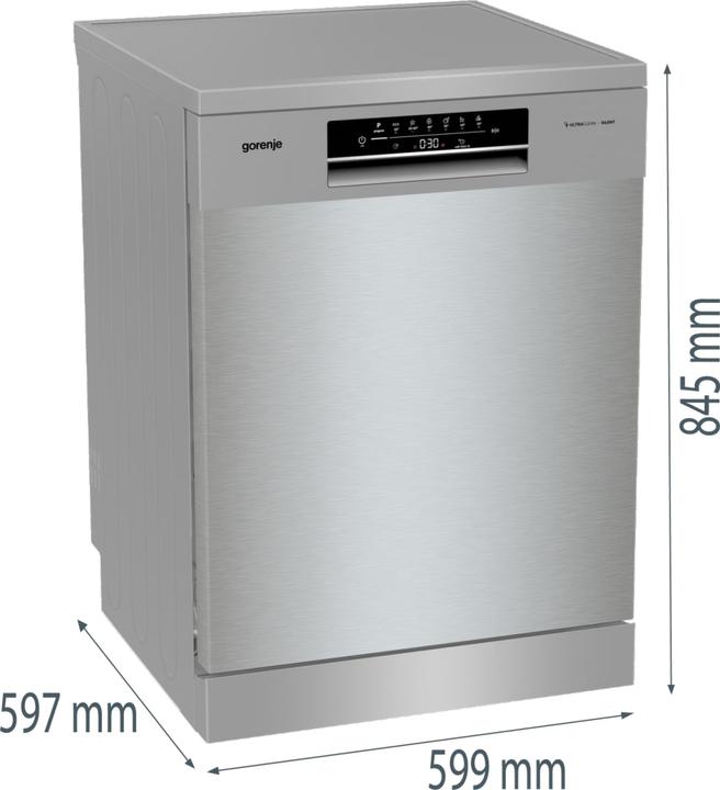 Actual product image Gorenje GORE freestanding dishwasher