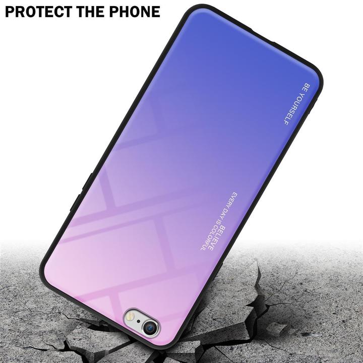 Produktbild Cadorabo TPU 2 Farben Glas Cover (Apple iPhone 6)